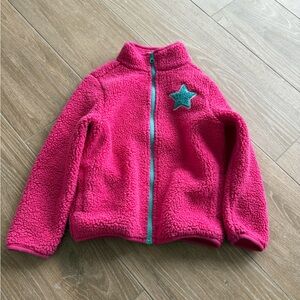 Vibrant Pink Fleece Jacket